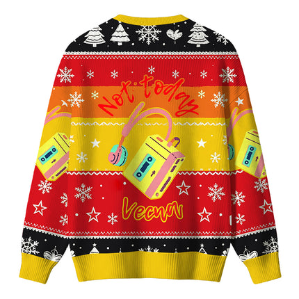 Uglysweatershops Not Today Christmas Ugly Sweater