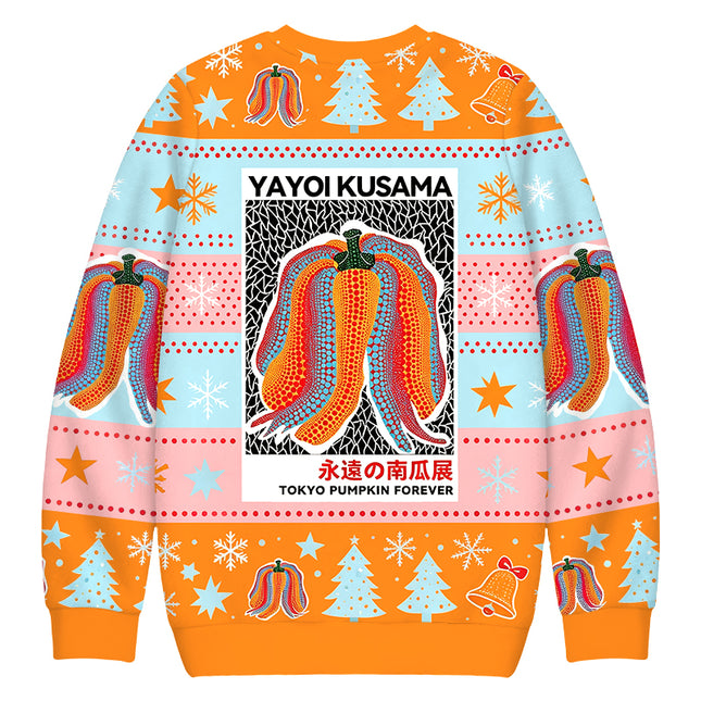 Uglysweatershops TOKYO PUMPKIN FOREVER Christmas Ugly Sweatshirt