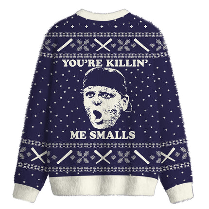 Uglysweatershops You're Killing Me Fuzzy Christmas Ugly Sweatshirt