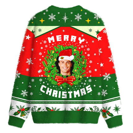Uglysweatershops The Boys Meme Fuzzy Christmas Ugly Sweatshirt