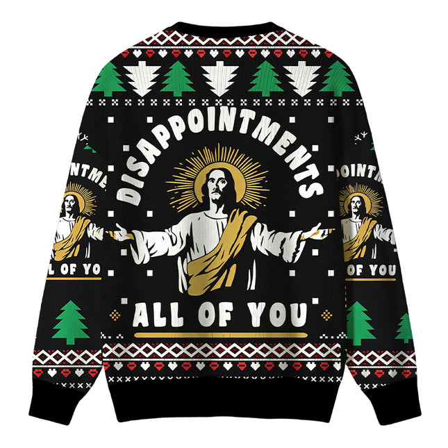 Uglysweatershops Funny Jesus Christmas Ugly Sweater