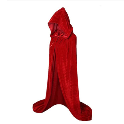Uglysweatershops Halloween Medieval Wizard Cosplay Hooded Long Cloak