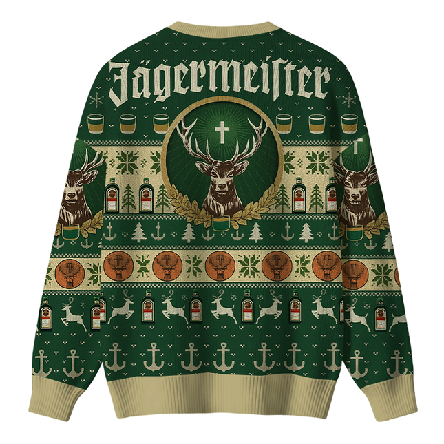 Uglysweatershops Green Beer Christmas Ugly Sweater