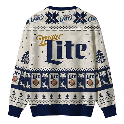 Uglysweatershops Blue Lite Christmas Ugly Sweater