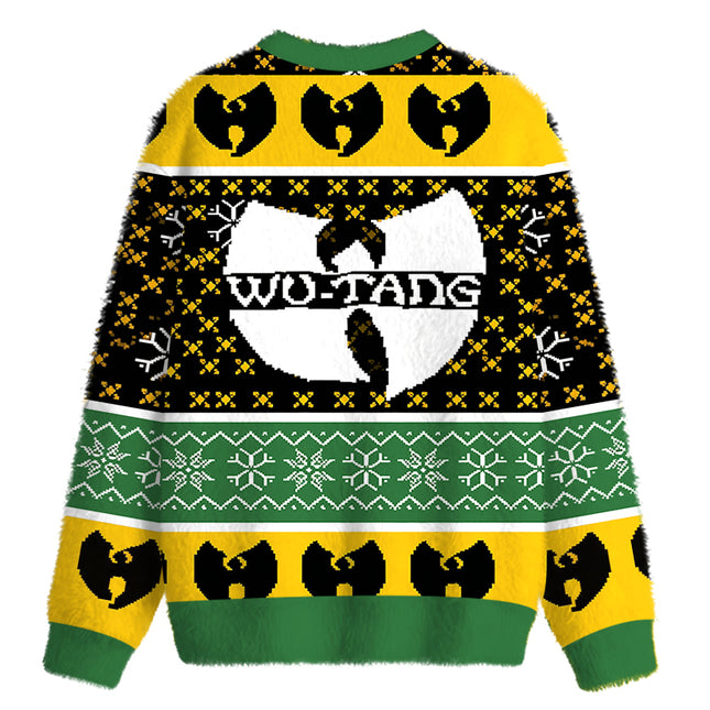 Uglysweatershops Retro Hip Hop Fuzzy Christmas Ugly Sweatshirt