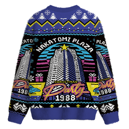 Uglysweatershops Plaza Party Fuzzy Christmas Ugly Sweatshirt