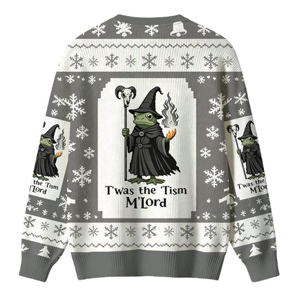 Uglysweatershops Witch Frog Christmas Ugly Sweater