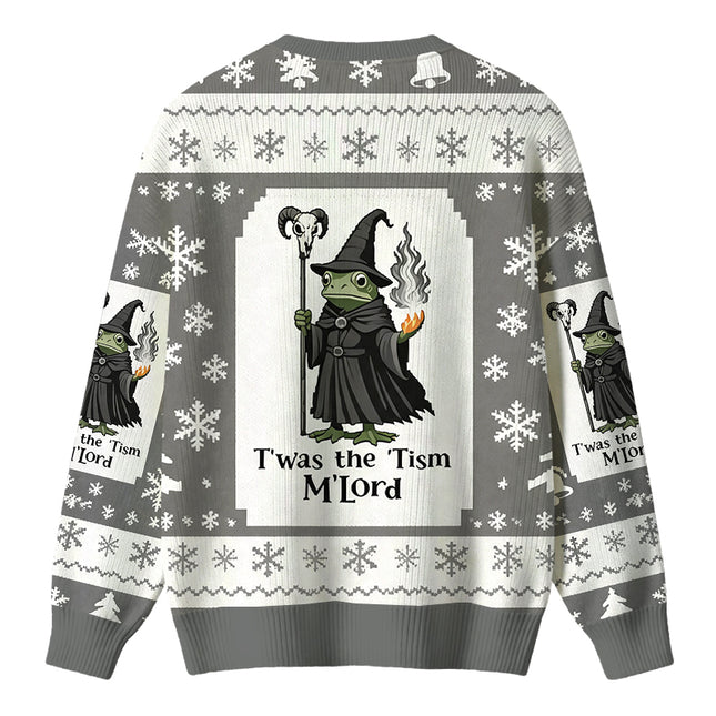 Uglysweatershops Witch Frog Christmas Ugly Sweater