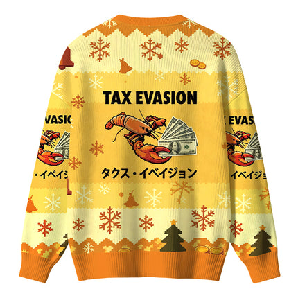 Uglysweatershops Tux Evasion Funny Christmas Ugly Sweater