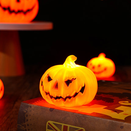 Uglysweatershops 3-Piece Halloween Decorations Pumpkin Lanterns