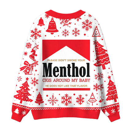 Uglysweatershops Pleae Don't Ugly Cardigan Sweater