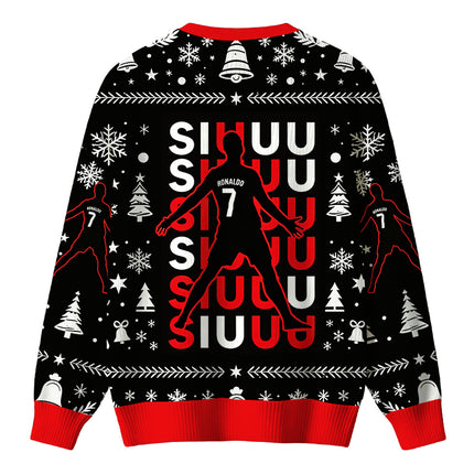 Uglysweatershops CR7 Meme Christmas Ugly Sweater
