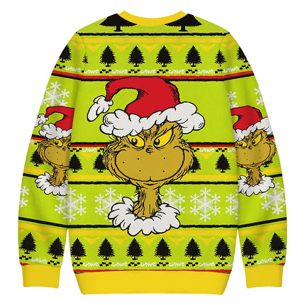 Uglysweatershops Santa Hat Christmas Ugly Sweatshirt