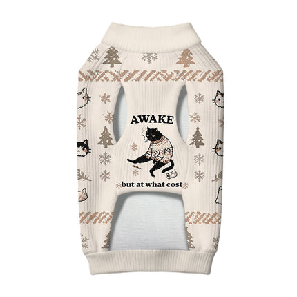 Uglysweatershops Decadent Smoking Cat Dog & Cat Pet Sweater