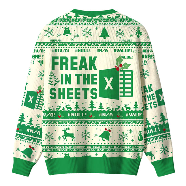 Uglysweatershops This Calls for a Spreadsheet Christmas Ugly Sweater