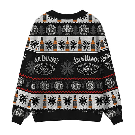 Uglysweatershops Black Jack Ugly Cardigan Sweater