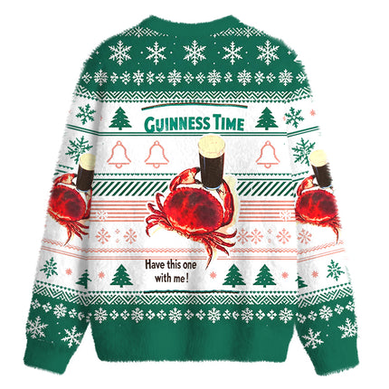 Uglysweatershops Have This One with Me Fuzzy Christmas Ugly Sweatshirt