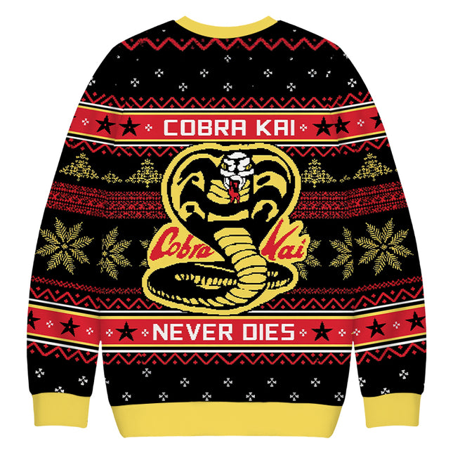 Uglysweatershops Retro Snake Christmas Ugly Sweatshirt