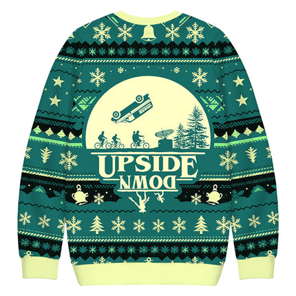 Uglysweatershops Stranger Funny Christmas Ugly Sweatshirt