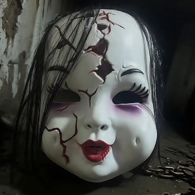 Uglysweatershops Halloween Horror Ghost Doll Prank Mask
