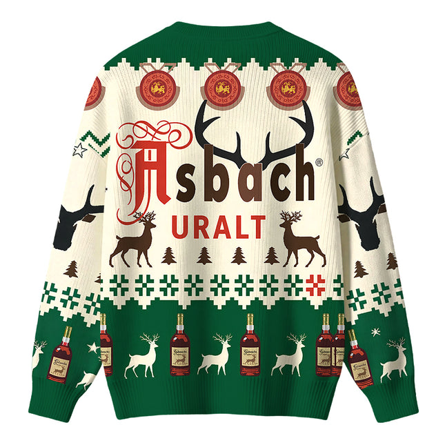 Uglysweatershops Brown Deer Christmas Ugly Sweater