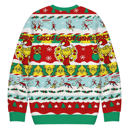 Uglysweatershops Dacing Funny Christmas Ugly Sweatshirt