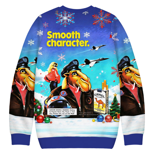 Uglysweatershops Smooth Character Christmas Ugly Sweatshirt