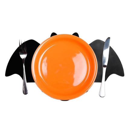 Uglysweatershops Halloween 5-pack Bat Non-slip Felt Placemats