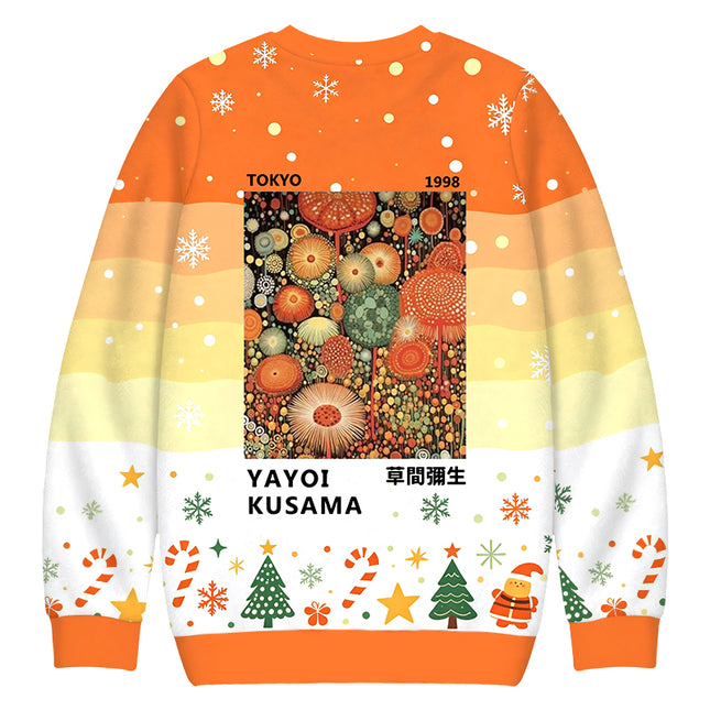 Uglysweatershops Dotted Bloom Christmas Ugly Sweatshirt