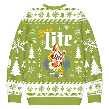 Uglysweatershops Bigfoot Wild Forest Christmas Ugly Sweatshirt