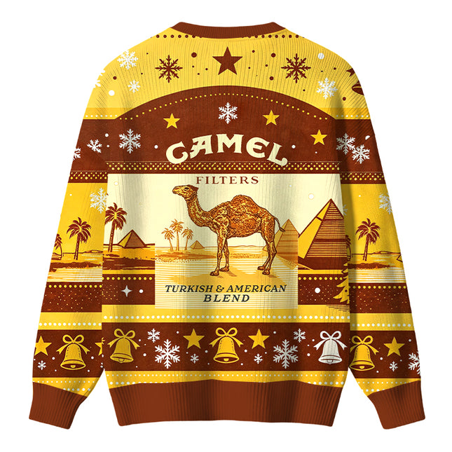 Uglysweatershops Cigarettes Vintage Christmas Ugly Sweater