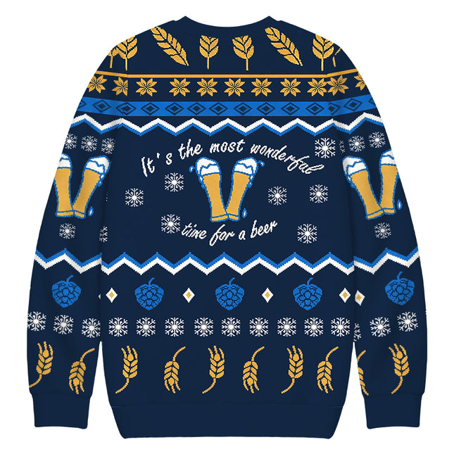 Uglysweatershops It's the Most Wonderful Time Christmas Ugly Sweatshirt