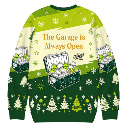 Uglysweatershops Vintage Cooler Box Christmas Ugly Sweatshirt