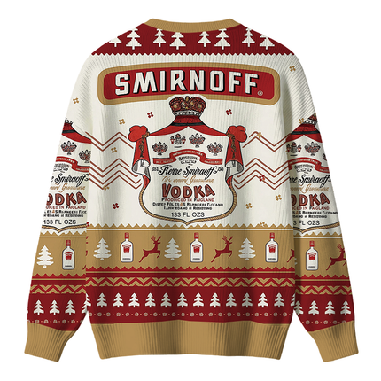 Uglysweatershops Red Wine Christmas Ugly Sweater