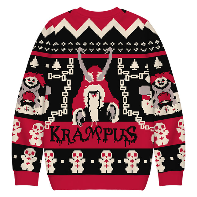 Uglysweatershops Dark Folklore Christmas Ugly Sweatshirt