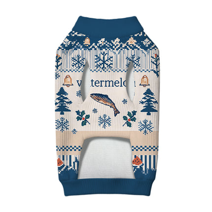 Uglysweatershops Watermelon Fish Dog & Cat Pet Sweater