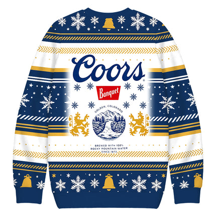Uglysweatershops Retro Rocky Mountain Beer Christmas Ugly Sweatshirt