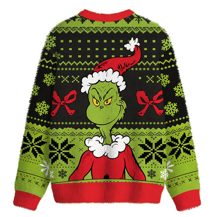 Uglysweatershops Who Stole Fuzzy Christmas Ugly Sweatshirt