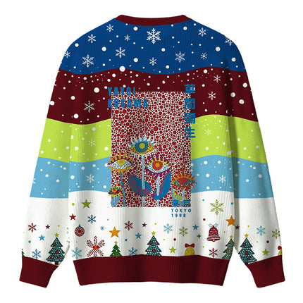 Uglysweatershops Dotted Eyes Christmas Ugly Sweater