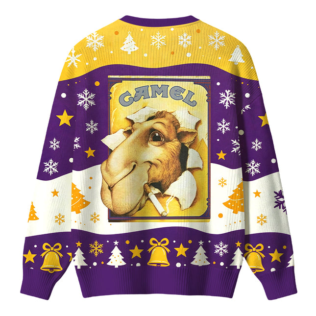 Uglysweatershops Heather Gray Joe Christmas Ugly Sweater