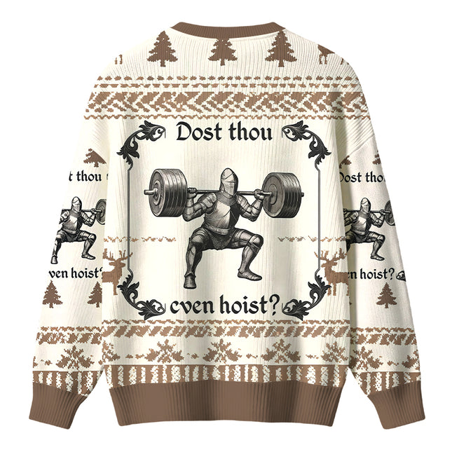 Uglysweatershops Dost Thou Even Hoist Christmas Ugly Sweater