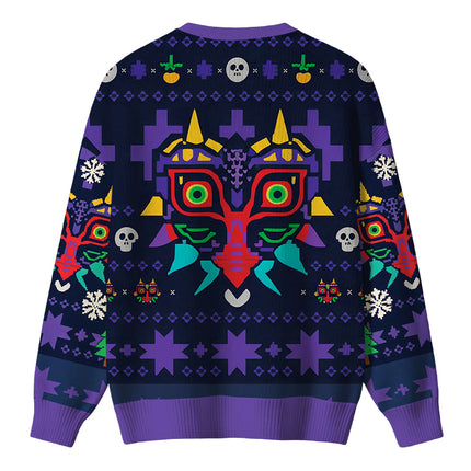 Uglysweatershops Mask Funny Christmas Ugly Sweater