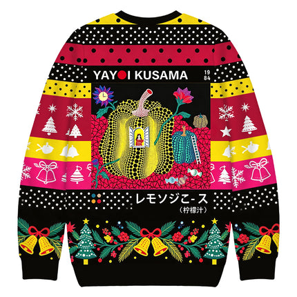 Uglysweatershops Surreal Fantasy Pumpkin Vintage Christmas Ugly Sweatshirt