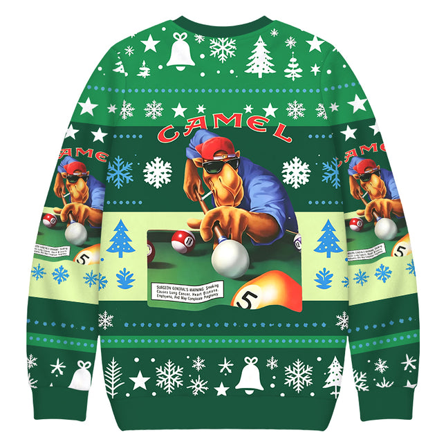 Uglysweatershops Vintage Joe Christmas Ugly Sweatshirt