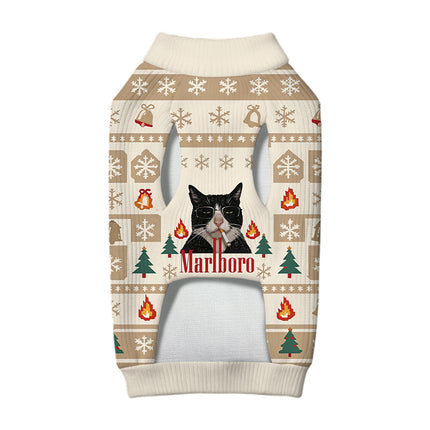 Uglysweatershops Smkong Black Cat Dog & Cat Pet Sweater