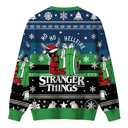 Uglysweatershops Dark Christmas Demon Christmas Ugly Sweater