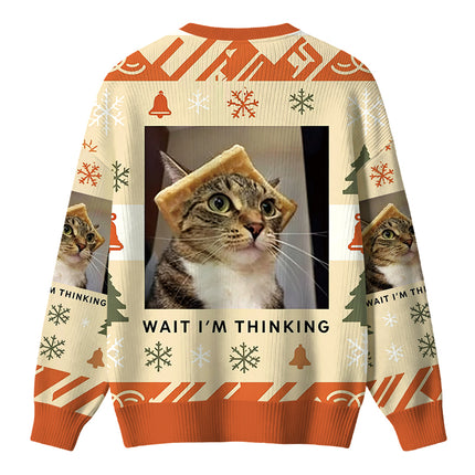 Uglysweatershops Wait Im Thinking Meme Christmas Ugly Sweater