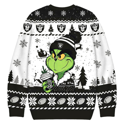 Uglysweatershops Holding Coffee Christmas Ugly Sweatshirt
