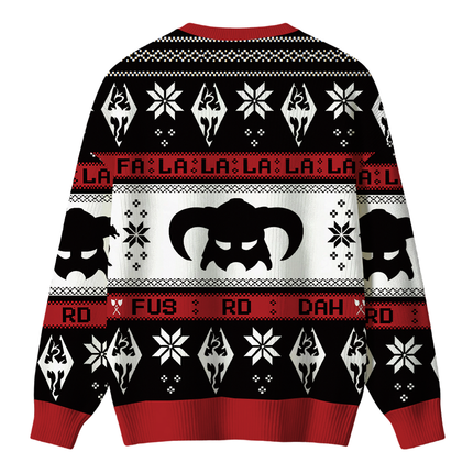 Uglysweatershops Funny Mask Christmas Ugly Sweater