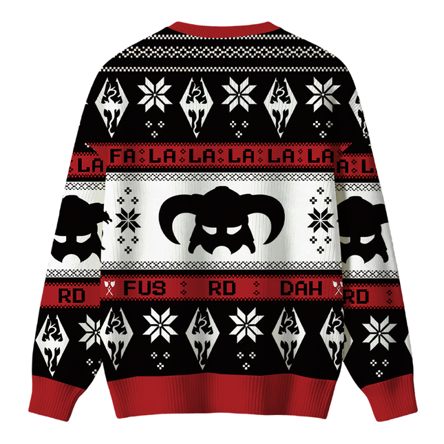 Uglysweatershops Funny Mask Christmas Ugly Sweater